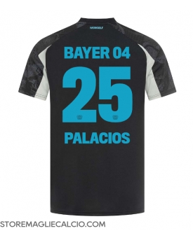 Bayer Leverkusen Exequiel Palacios #25 Maglia Gara Terza Repliche 2024-25